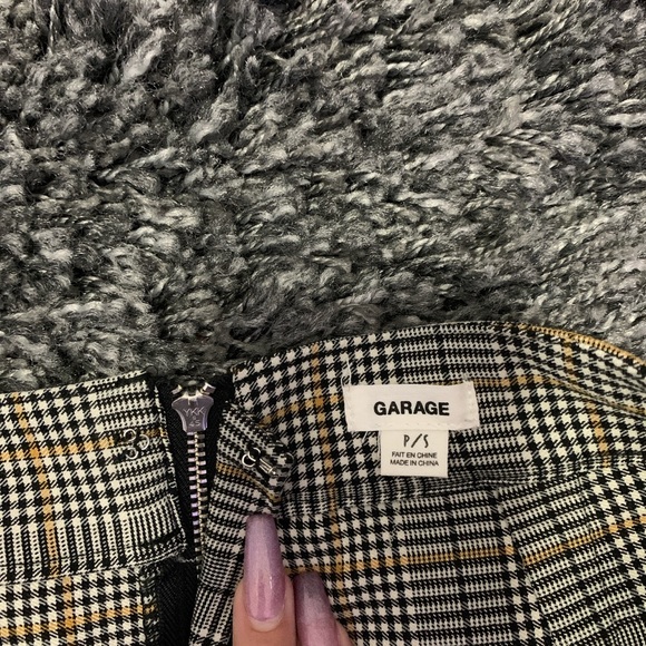 garage plaid mini skirt size small - Picture 4 of 4